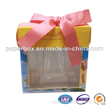 Beautiful Cosmetic Paper Box with Window